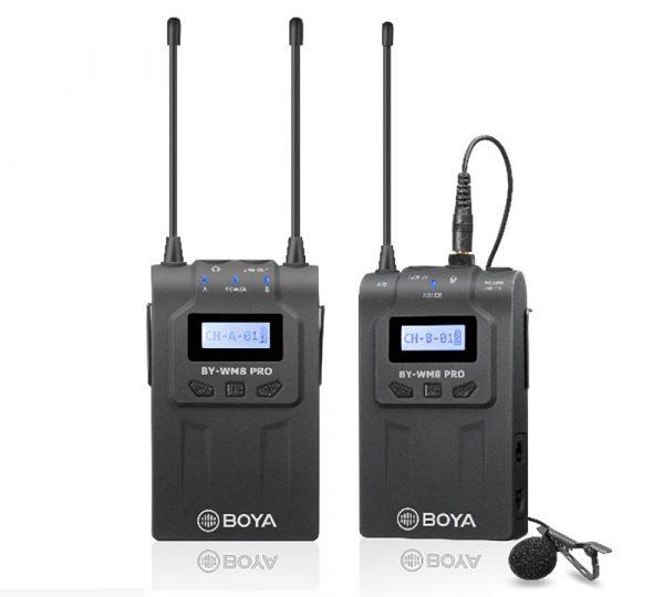 BOYA BY-WM8 PRO-K1 WIRELESS MIC UHF WIRELESS MIC 1+1